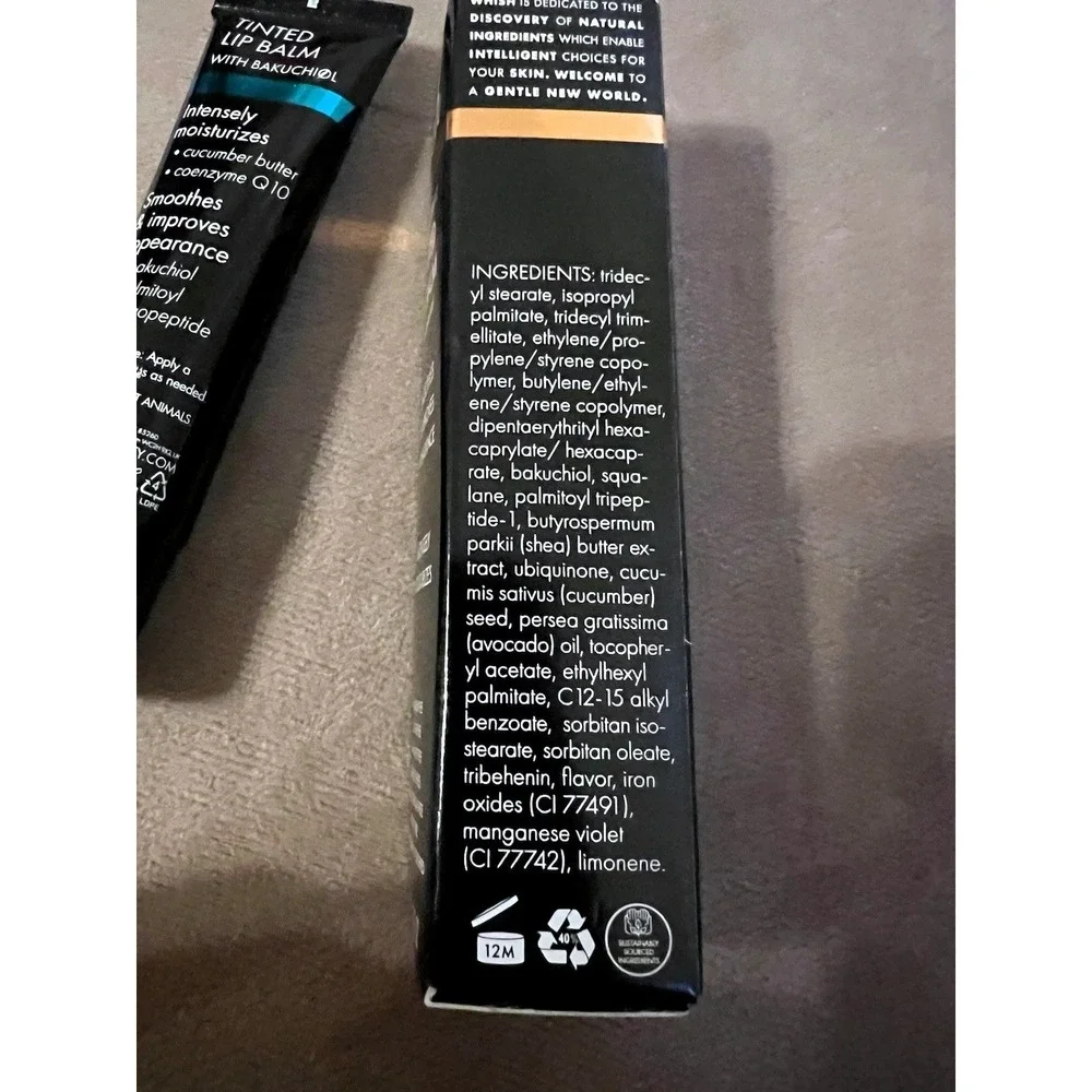 Whish‎ Tinted Lip Balm set of 2 Wild Mint Italian Spritz W/ Bakuchiol